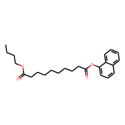 Sebacic acid, butyl 1-naphthyl ester