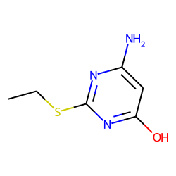 6-Amino-2-(ethylthio)-4-pyrimidinol
