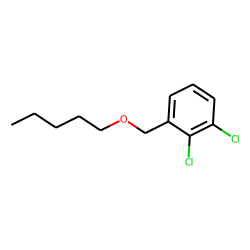 2,3-Dichlorobenzyl alcohol, n-pentyl ether