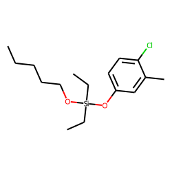 Silane, diethyl(4-chloro-3-methylphenoxy)pentyloxy-