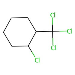 Cyclohexane, 1-chloro-2-trichloromethyl, trans