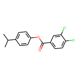 3,4-Dichlorobenzoic acid, 4-isopropyl phenyl ester