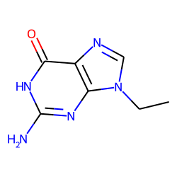 9H-purine-6(1h)-one, 2-amino-9-ethyl-