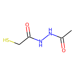 N-acetyl-n'-mercaptoacetylhydrazine