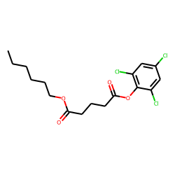Glutaric acid, hexyl 2,4,6-trichlorophenyl ester
