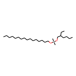 Silane, dimethyl(2-ethylhexyloxy)hexadecyloxy-