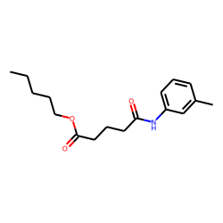 Glutaric acid, monoamide, N-(3-methylphenyl)-, pentyl ester