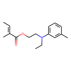 2-(Ethyl(m-tolyl)amino)ethyl (E)-2-methylbut-2-enoate