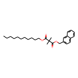 Dimethylmalonic acid, 2-naphthylmethyl undecyl ester