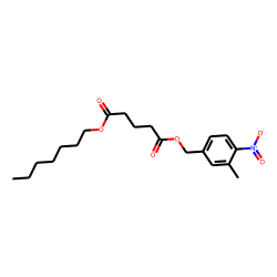 Glutaric acid, 3-methyl-4-nitrobenzyl heptyl ester