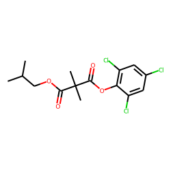 Dimethylmalonic acid, isobutyl 2,4,6-trichlorophenyl ester