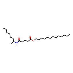 Glutaric acid, monoamide, N-(2-octyl)-, tridecyl ester