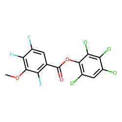 3-Methoxy-2,4,5-trifluorobenzoic acid, 2,3,4,6-tetrachlorophenyl ester