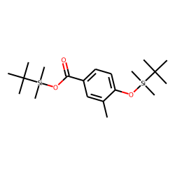 4-(tert-Butyldimethylsilyl)oxy-3-methylbenzoic acid, tert-butyldimethylsilyl ester