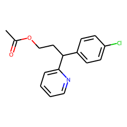 Chlorpheniramine M (des-NH2, OH), acetylated