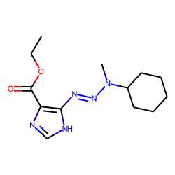 5-(3'-Methyl-3'-cyclohexyl-1'-triazeno)imidazole-4-carboxylic acid, ethyl ester