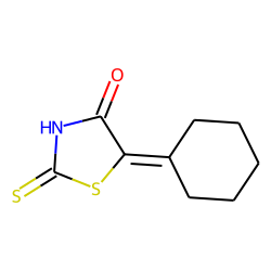 Rhodanine, 5-cyclohexylidene-