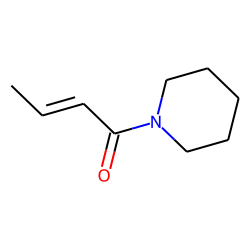 Piperidine, 1-(1-oxo-2-butenyl)-