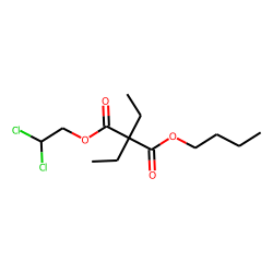 Diethylmalonic acid, butyl 2,2-dichloroethyl ester
