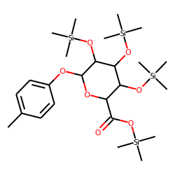 p-Tolyl-«beta»-D-glucuronide, tris(trimethylsilyl) ether, trimethylsilyl ester