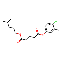 Glutaric acid, 4-chloro-3-methylphenyl isohexyl ester