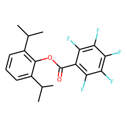 2,6-Di-isopropylphenol, pentafluorobenzoyl ester