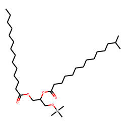 Glycerol, 1-C14, 2-i-C15, TMS