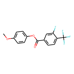 3-Fluoro-4-trifluoromethylbenzoic acid, 4-methoxyphenyl ester