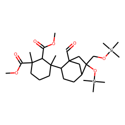 16«alpha»,17-diOH-fujanoic acid, methyl ester TMS ether
