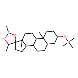 5-«alpha»-Pregnane-3-«beta»,17-«alpha»,20-«beta»-triol, methylboronate, TMS