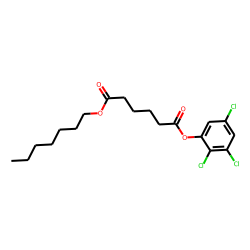 Adipic acid, heptyl 2,3,5-trichlorophenyl ester