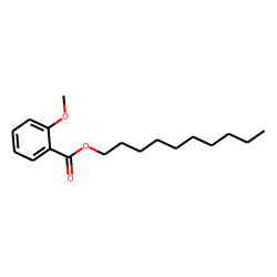 o-Methoxybenzoic acid, decyl ester