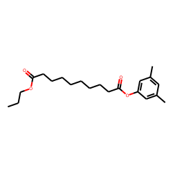 Sebacic acid, 3,5-dimethylphenyl propyl ester