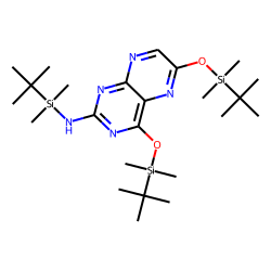 4,6-Pteridinediol, 2-(tert.butyl)dimethylsilylamino-, O,O-bis(t(tert.butyl)dimethylsilyl-, ether