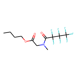 Sarcosine, n-heptafluorobutyryl-, butyl ester