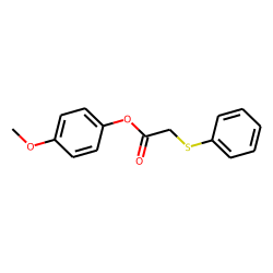 Phenylthioacetic acid, 4-methoxyphenyl ester