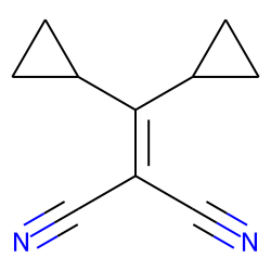 Propanedinitrile, 2-dicyclopropylmethylene-