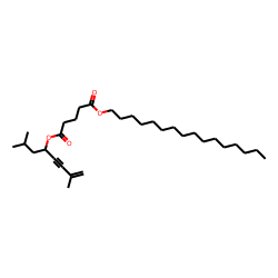 Glutaric acid, 2,7-dimethyloct-5-yn-7-en-4-yl hexadecyl ester