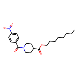 Isonipecotic acid, N-(4-nitrobenzoyl)-, octyl ester