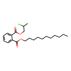 Phthalic acid, 2-chloropropyl undecyl ester