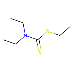 Carbamodithioic acid, diethyl-, ethyl ester