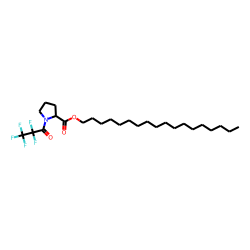 l-Proline, n-pentafluoropropionyl-, octadecyl ester