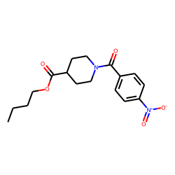Isonipecotic acid, N-(4-nitrobenzoyl)-, butyl ester