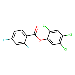 2,4-Difluorobenzoic acid, 2,4,5-trichlorophenyl ester