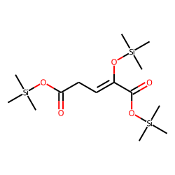 2-Pentenedioic acid, 2-[(trimethylsilyl)oxy]-, bis(trimethylsilyl) ester