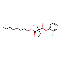 Diethylmalonic acid, 2-fluorophenyl octyl ester