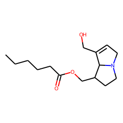 [(1R)-7-(Hydroxymethyl)-2,3,5,8-tetrahydro-1H-pyrrolizin-1-yl] hexanoate