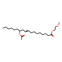 2-Methoxyethyl (9z)-12-(acetyloxy)-9-octadecenoate