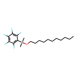 Undecanol, dimethylpentafluorophenylsilyl ether