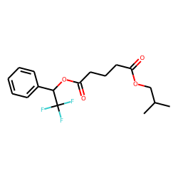 Glutaric acid, isobutyl 1-phenyl-2,2,2-trifluoroethyl ester